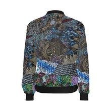 Load image into Gallery viewer, Cresent Paisley All Over Print Bomber Jacket for Women (Model H36)