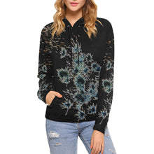 Load image into Gallery viewer, Fireworks Flower Glowing All Over Print Hoodie for Women (USA Size) (Model H13)