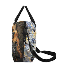 Load image into Gallery viewer, Marbled Abstract Mosaic Large Capacity Duffle Bag (Model 1715)