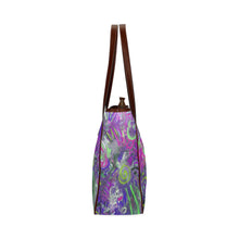 Load image into Gallery viewer, Graffiti Abstract Purple Classic Tote Bag (Model 1644)