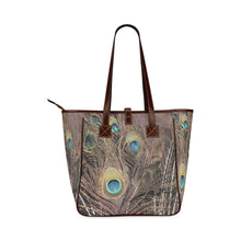 Load image into Gallery viewer, Peacock Feathers Classic Tote Bag (Model 1644)