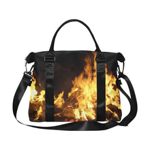 Load image into Gallery viewer, Feathery Flames Large Capacity Duffle Bag (Model 1715)