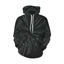Load image into Gallery viewer, Fireworks Burst Glowing All Over Print Hoodie for Men/Large Size (USA Size) (Model H13)