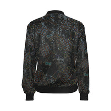 Load image into Gallery viewer, Group Halloween Candy Glowing All Over Print Bomber Jacket for Women (Model H36)