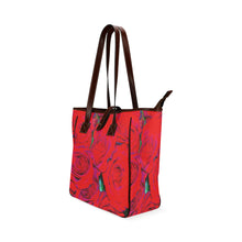 Load image into Gallery viewer, Rose Bouquet Flower Red Classic Tote Bag (Model 1644)