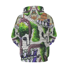 Load image into Gallery viewer, Complex Graffiti All Over Print Hoodie for Women (USA Size) (Model H13)