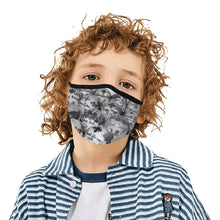 Load image into Gallery viewer, Painted Skulls Black and White Mouth Mask in One Piece (2 Filters Included) (Model M02)