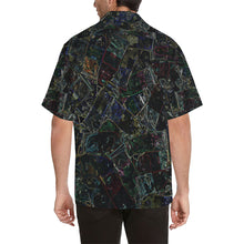 Load image into Gallery viewer, Oil Paints Glowing Hawaiian Shirt (Model T58)