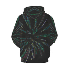 Load image into Gallery viewer, Fireworks Burst Glowing All Over Print Hoodie for Women (USA Size) (Model H13)