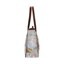 Load image into Gallery viewer, Cresent Paisley Negative Classic Tote Bag (Model 1644)