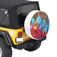 Load image into Gallery viewer, Fireweed Flower Blue 30 Inch Spare Tire Cover