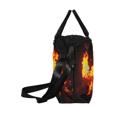 Load image into Gallery viewer, Flames Large Capacity Duffle Bag (Model 1715)