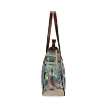 Load image into Gallery viewer, Blooming Boots Flower Blue Classic Tote Bag (Model 1644)
