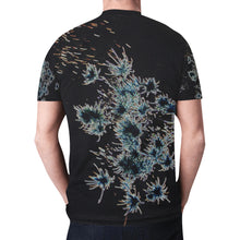 Load image into Gallery viewer, Fireworks Flowers Glowing New All Over Print T-shirt for Men (Model T45)