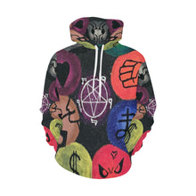 Load image into Gallery viewer, Dante's Inferno All Over Print Hoodie for Men/Large Size (USA Size) (Model H13)