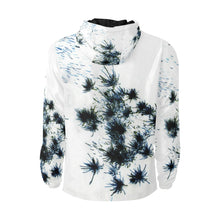 Load image into Gallery viewer, Fireworks Flower Negative All Over Print Quilted Windbreaker for Men (Model H35)