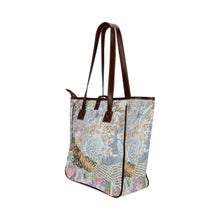 Load image into Gallery viewer, Cresent Paisley Negative Classic Tote Bag (Model 1644)