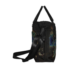 Load image into Gallery viewer, Feathery Flames Glowing Large Capacity Duffle Bag (Model 1715)