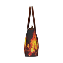 Load image into Gallery viewer, Feathery Flames Red Classic Tote Bag (Model 1644)