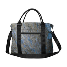 Load image into Gallery viewer, Marbled Abstract Blue Large Capacity Duffle Bag (Model 1715)