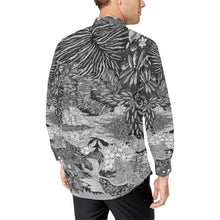 Load image into Gallery viewer, Pleasantly Paisley Black and White Men's All Over Print Casual Dress Shirt (Model T61)