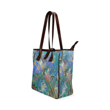 Load image into Gallery viewer, Graffiti Abstract Blue Classic Tote Bag (Model 1644)