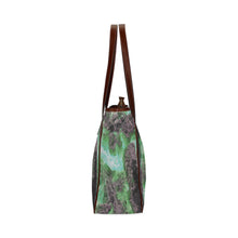 Load image into Gallery viewer, Molten Flames Green Classic Tote Bag (Model 1644)
