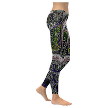 Load image into Gallery viewer, Complex Graffiti Glowing Low Rise Leggings (Invisible Stitch) (Model L05)