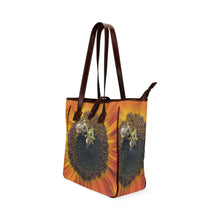 Load image into Gallery viewer, Busy Bee Sunflower Classic Tote Bag (Model 1644)