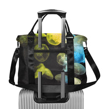 Load image into Gallery viewer, Jellyfish Yellow and Blue Large Capacity Duffle Bag (Model 1715)