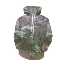 Load image into Gallery viewer, Arkansas Dogwood and Red Bud Flower All Over Print Hoodie (for Women)