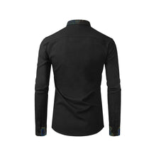 Load image into Gallery viewer, Feathery Flames Glowing Panel Men's All Over Print Casual Dress Shirt (Model T61)