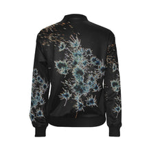 Load image into Gallery viewer, Fireworks Flower Glowing All Over Print Bomber Jacket for Women (Model H36)