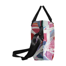 Load image into Gallery viewer, Abstract Circles Large Capacity Duffle Bag (Model 1715)