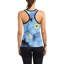 Load image into Gallery viewer, Forget Me Not Flower Women's Racerback Tank Top (Model T60)
