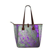 Load image into Gallery viewer, Marbled Abstract Purple Classic Tote Bag (Model 1644)