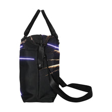 Load image into Gallery viewer, Fireworks Star Yellow Large Capacity Duffle Bag (Model 1715)
