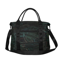Load image into Gallery viewer, Abstract Circles Glowing Large Capacity Duffle Bag (Model 1715)