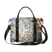 Load image into Gallery viewer, Marbled Abstract Mosaic Large Capacity Duffle Bag (Model 1715)