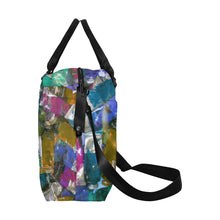 Load image into Gallery viewer, Oil Paints Blue Large Capacity Duffle Bag (Model 1715)