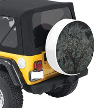 Load image into Gallery viewer, Spooky Tree Glowing 32 Inch Spare Tire Cover