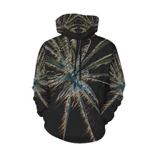 Load image into Gallery viewer, Fireworks Star Glowing All Over Print Hoodie for Women (USA Size) (Model H13)