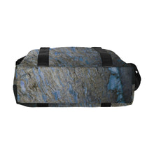 Load image into Gallery viewer, Marbled Abstract Blue Large Capacity Duffle Bag (Model 1715)