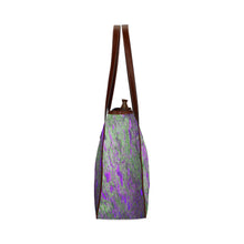 Load image into Gallery viewer, Marbled Abstract Purple Classic Tote Bag (Model 1644)