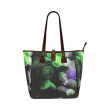 Load image into Gallery viewer, Jellyfish Green and Purple Classic Tote Bag (Model 1644)