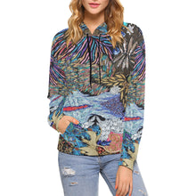 Load image into Gallery viewer, Pleasantly Paisley All Over Print Hoodie for Women (USA Size) (Model H13)