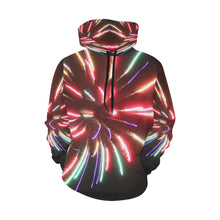 Load image into Gallery viewer, Fireworks Burst All Over Print Hoodie for Women (USA Size) (Model H13)
