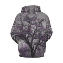 Load image into Gallery viewer, Spooky Tree Purple All Over Print Hoodie for Women (USA Size) (Model H13)