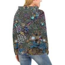 Load image into Gallery viewer, Fun and Fancy Paisley All Over Print Hoodie for Women (USA Size) (Model H13)