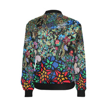Load image into Gallery viewer, Holiday Paisley All Over Print Bomber Jacket for Women (Model H36)